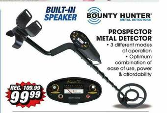 Big 5 Bounty Hunter Prospector Metal Detector offer