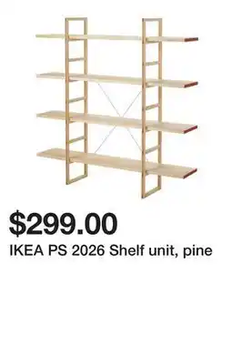 Ikea IKEA PS 2026 Shelf unit, pine offer