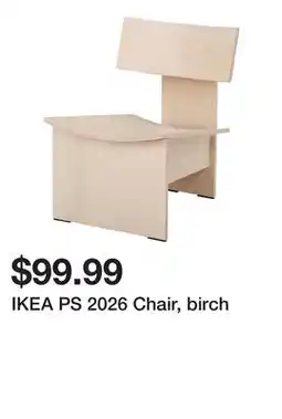 Ikea IKEA PS 2026 Chair, birch offer
