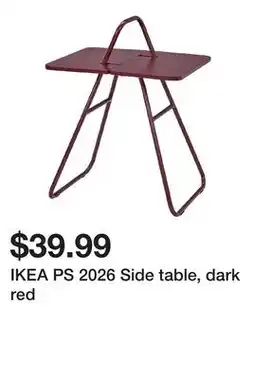 Ikea IKEA PS 2026 Side table, dark red offer