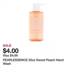 Marshalls PEARLESSENCE 20oz Sweet Peach Hand Wash offer