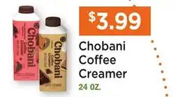 Heinen's Chobani Coffee Creamer offer