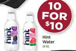 Heinen's Hint Water offer