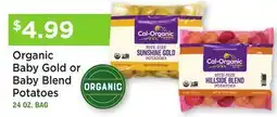 Heinen's Organic Baby Gold or Baby Blend Potatoes offer