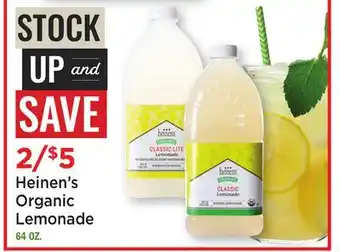 Heinen's Heinen's Organic Lemonade offer