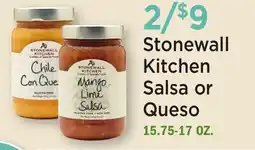 Heinen's Stonewall Kitchen Salsa or Queso offer