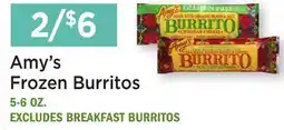 Heinen's Amy's Frozen Burritos offer