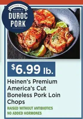 Heinen's Heinen's Premium America's Cut Boneless Pork Loin Chops offer
