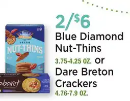 Heinen's Blue Diamond Nut-Thins 3.75-4.25 OZ. or Dare Breton Crackers 4.76-7.9 OZ offer