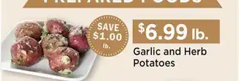 Heinen's Garlic and Herb Potatoes offer