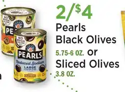 Heinen's Pearls Black Olives or Sliced Olives offer