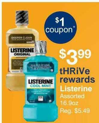 Kinney Drugs Listerine offer