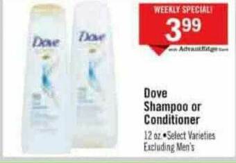 Price Chopper Dove Shampoo Or Conditioner offer