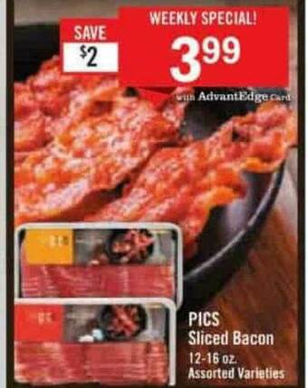 Price Chopper Pics Sliced Bacon offer