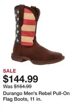 Tractor Supply Company Durango Men's Rebel Pull-On Flag Boots, 11 in offer