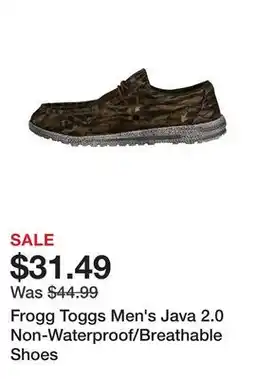 Tractor Supply Company Frogg Toggs Men's Java 2.0 Non-Waterproof/Breathable Shoes offer