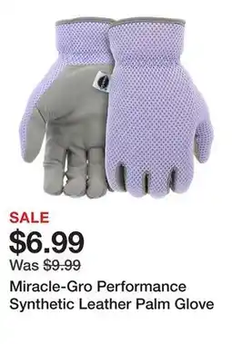 Tractor Supply Company Miracle-Gro Performance Synthetic Leather Palm Glove offer