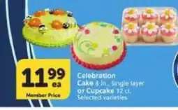 Albertsons Celebration Cake or Cupcake offer