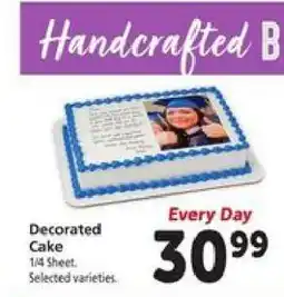 Safeway Decorated Cake offer