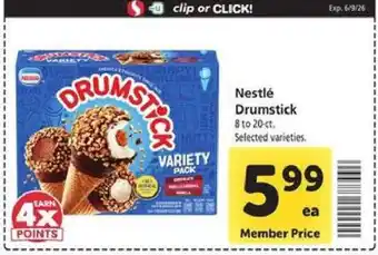 Safeway Nestle Drumstick offer