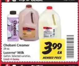 Safeway Lucerne Milk offer