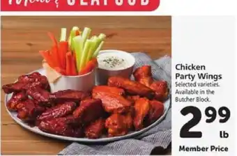 Safeway Chicken Party Wings offer