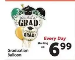 Safeway Graduation Balloon offer