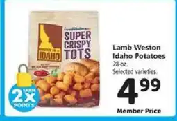 Safeway Lamb Weston Idaho Potatoes offer