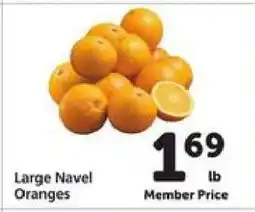 Safeway Large Navel Oranges offer