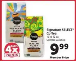 Safeway Signature Select Coffee offer