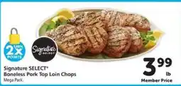 Safeway Signature SELECT Boneless Pork Top Loin Chops offer