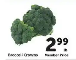 Safeway Broccoli Crowns offer