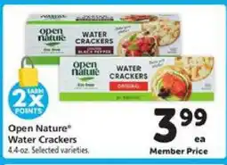 Safeway Open Nature Water Crackers offer