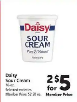 Safeway Daisy Sour Cream offer