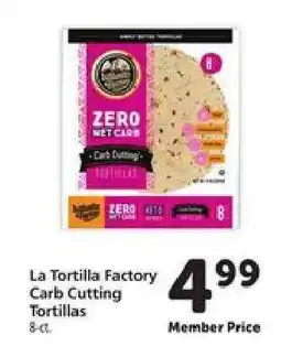 Safeway La Tortilla Factory Carb Cutting Tortillas offer