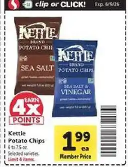Safeway Kettle Potato Chips offer