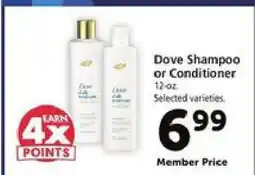Safeway Dove Shampoo or Conditioner offer