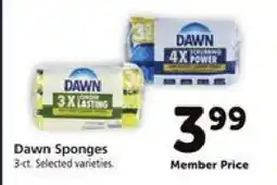 Safeway Dawn Sponges offer