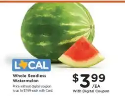 Kroger Whole Seedless Watermelon offer