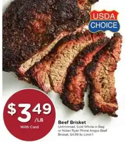 Kroger Beef Brisket offer