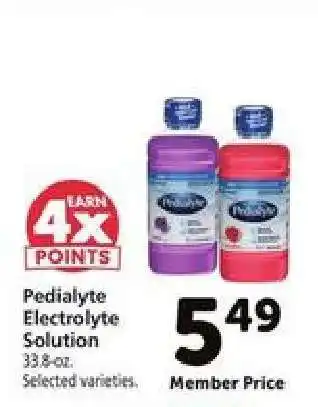 Safeway Pedialyte Electrolyte Solution offer
