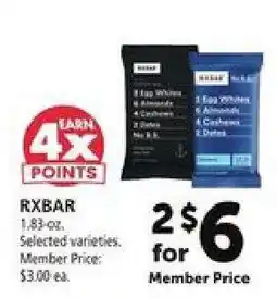Safeway RXBAR offer