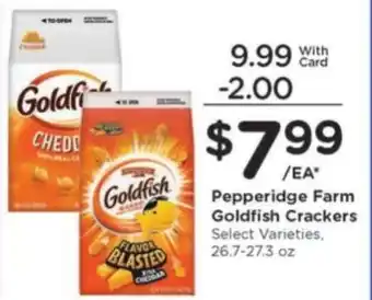 Kroger Pepperidge Farm Goldfish Crackers offer