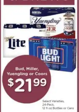 Kroger Bud, Miller, Yuengling or Coors offer