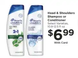 Kroger Head & Shoulders Shampoo or Conditioner offer