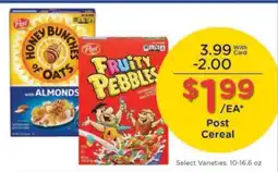 Kroger Post Cereal offer