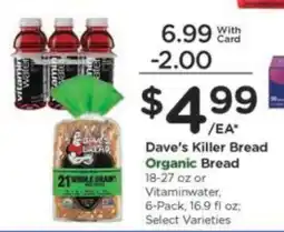 Kroger Dave's Killer Bread Organic Bread offer