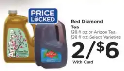 Kroger Red Diamond Tea or Arizona Tea offer