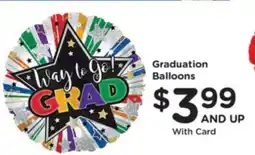 Kroger Graduation Balloons offer