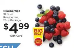 Kroger Blueberries or Raspberries offer